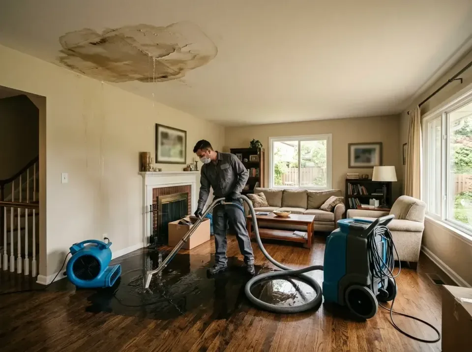 attic-pipe-burst-ceiling-drip-008 — frequently asked questions, Water Damage Restoration & Carpet Care in East McKeesport, PA